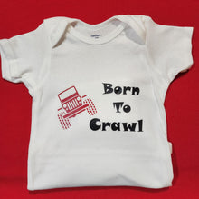 Load image into Gallery viewer, ONESIES BORN TO CRAWL LIME GREEN
