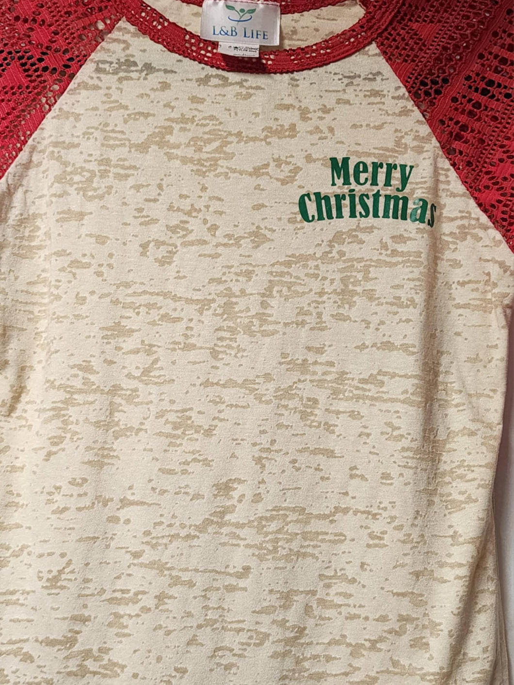 KIDS MERRY CHRISTMAS (BLOCK GREEN) SHIRT