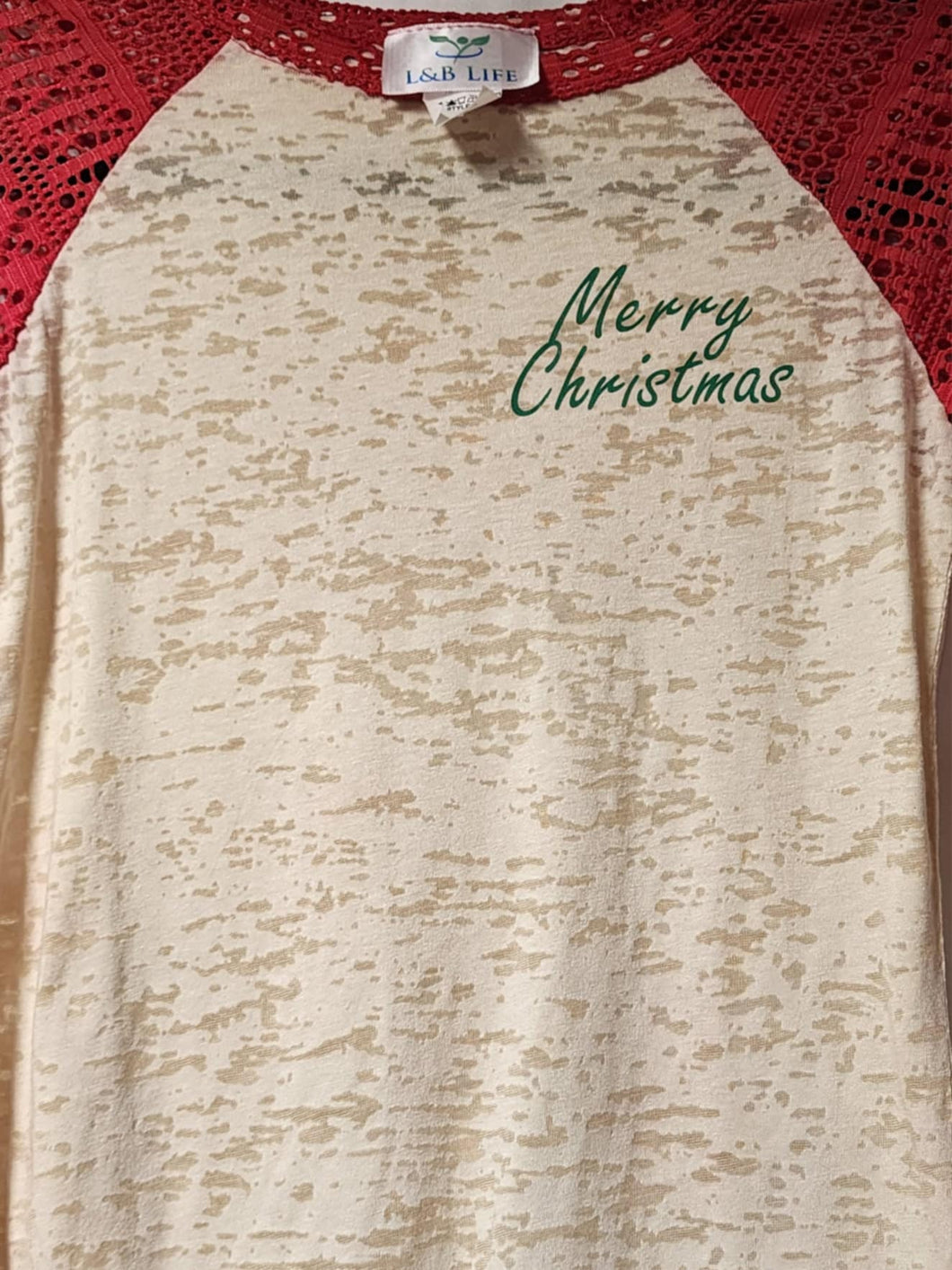 KIDS MERRY CHRISTMAS (SCRIPT GREEN) SHIRT